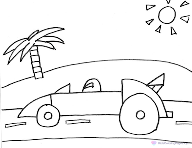 Beach Race Car